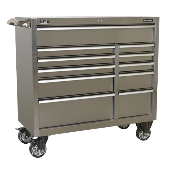 Sealey PTB105511SS Rollcab 11 Drawer 1055mm Stainless Steel Heavy-Duty