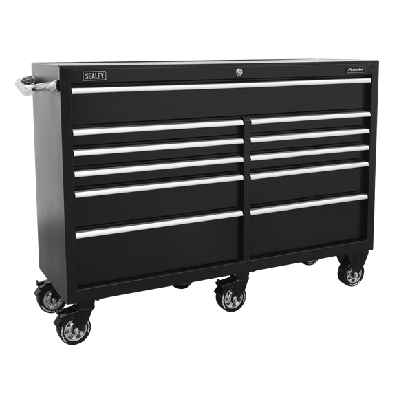 Sealey PTB143011 Rollcab 11 Drawer 1430mm Heavy-Duty Black