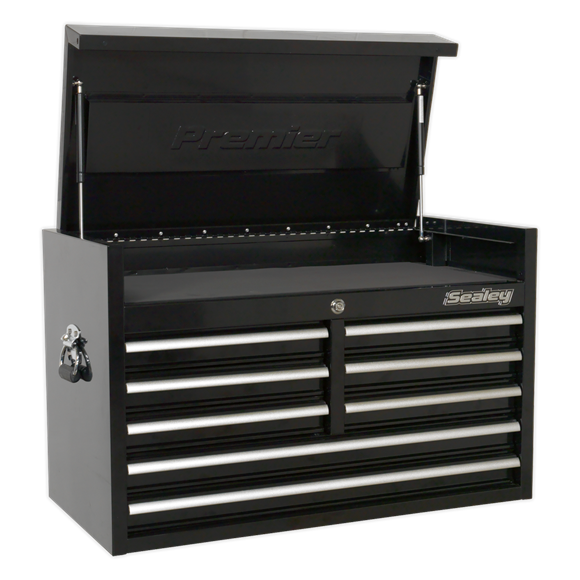 Sealey PTB91508 Topchest 8 Drawer 915mm Heavy-Duty Black