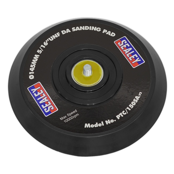 Sealey PTC/150SA DA Backing Pad for Stick-On Discs Ø145mm 5/16