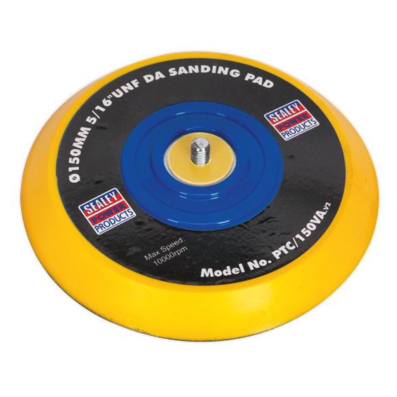 Sealey PTC/150VA DA Backing Pad for Hook-and-Loop Discs Ø145mm 5/16