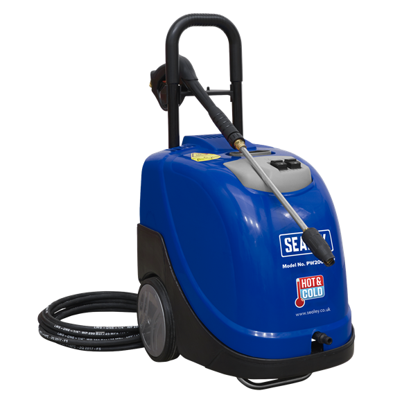 Sealey PW2000HW Hot Water Pressure Washer 135bar 230V