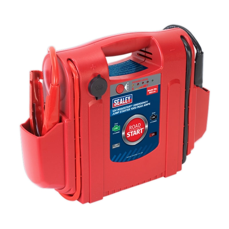 Sealey RS1 RoadStart Emergency Jump Starter 12V 1000 Peak Amps