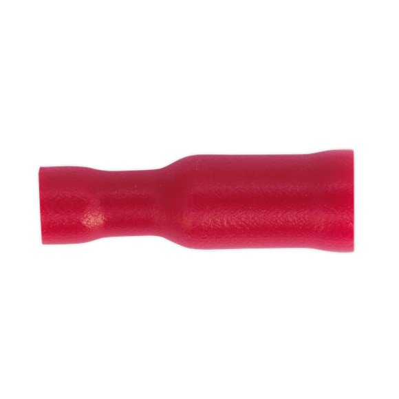 Sealey RT23 Female Socket Terminal Ø4mm Red Pack of 100