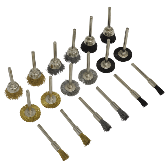 Sealey RTA18WB Rotary Tool Brush Set 18pc