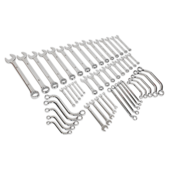 Sealey S01084 Multipurpose Spanner Set 50pc Metric