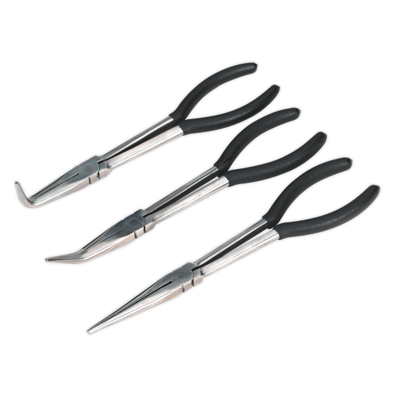 Sealey S0433 Needle Nose Pliers Set 3pc 275mm