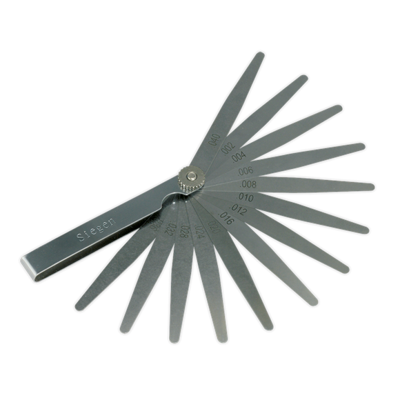 Sealey S0518 Feeler Gauge 13 Blade - Imperial