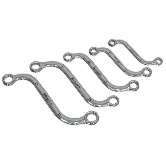 Sealey S0717 S-Spanner Set 5pc Metric