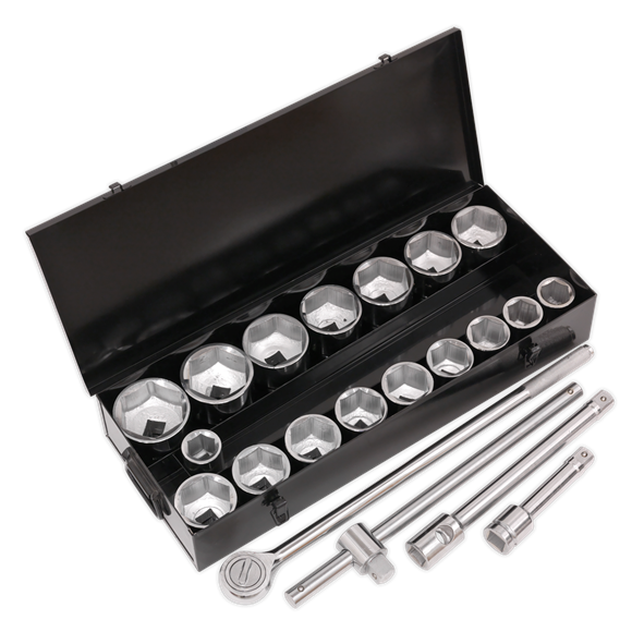 Sealey S0768 Socket Set 21pc 1