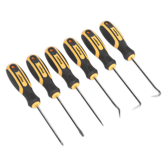 Sealey S0774 Mini Pick & Screwdriver Set 6pc