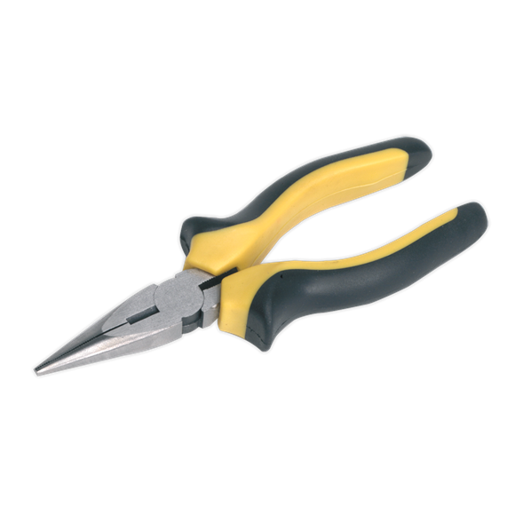 Sealey S0811 Long Nose Pliers Comfort Grip 150mm