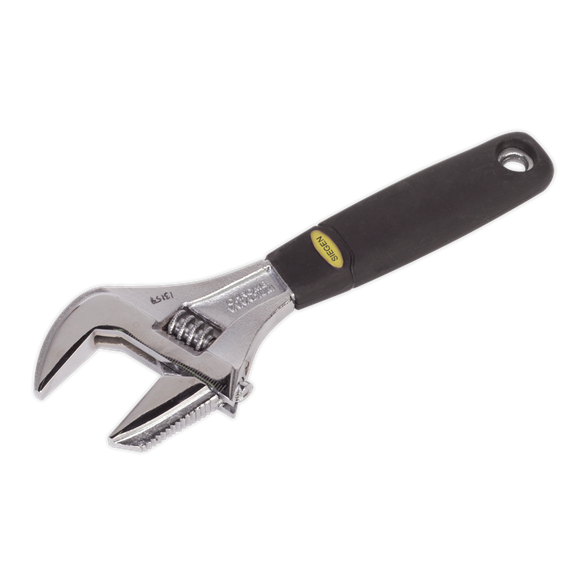 Sealey S0854 Adjustable Wrench with Extra-Wide Jaw Capacity 200mm