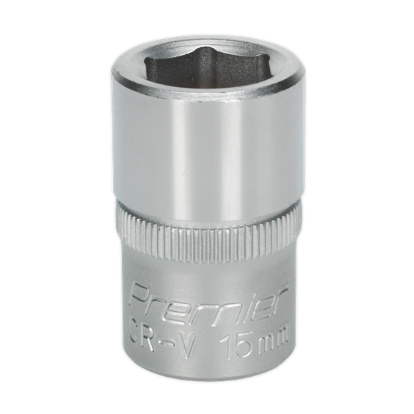 Sealey S1215 WallDrive® Socket 15mm 1/2