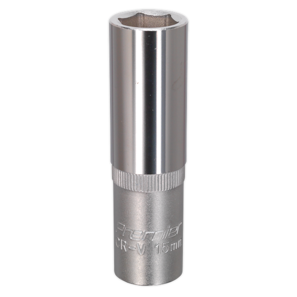 Sealey S1215D WallDrive® Socket 15mm Deep 1/2