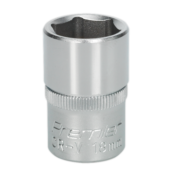 Sealey S1218 WallDrive® Socket 18mm 1/2