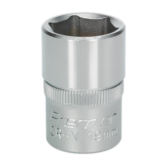 Sealey S1219 WallDrive® Socket 19mm 1/2
