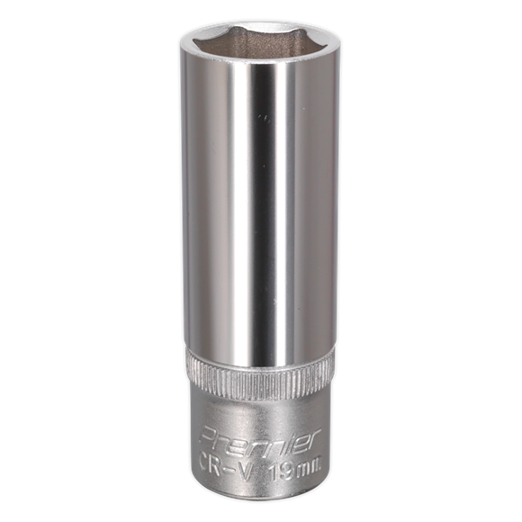Sealey S1219D WallDrive® Socket 19mm Deep 1/2