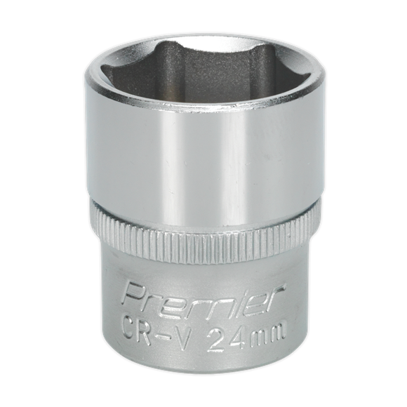 Sealey S1224 WallDrive® Socket 24mm 1/2