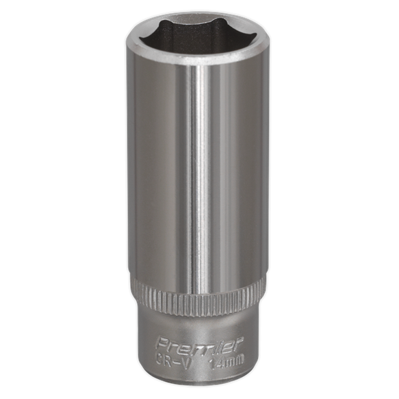 Sealey S1414D WallDrive® Socket 14mm Deep 1/4