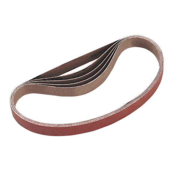Sealey SA355/B100G Sanding Belt 20 x 520mm 100Grit Pack of 5