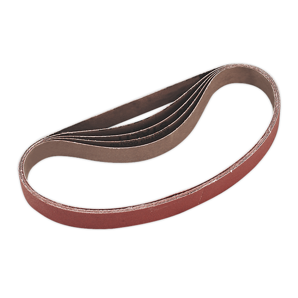 Sealey SA355/B120G Sanding Belt 20 x 520mm 120Grit Pack of 5
