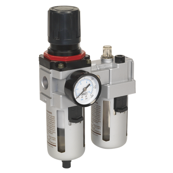 Sealey SA4001 Air Filter/Regulator/Lubricator - High Flow