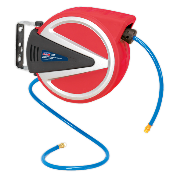 Sealey SA813 Retractable Air Hose Reel 10m Ø8mm ID - PU Hose