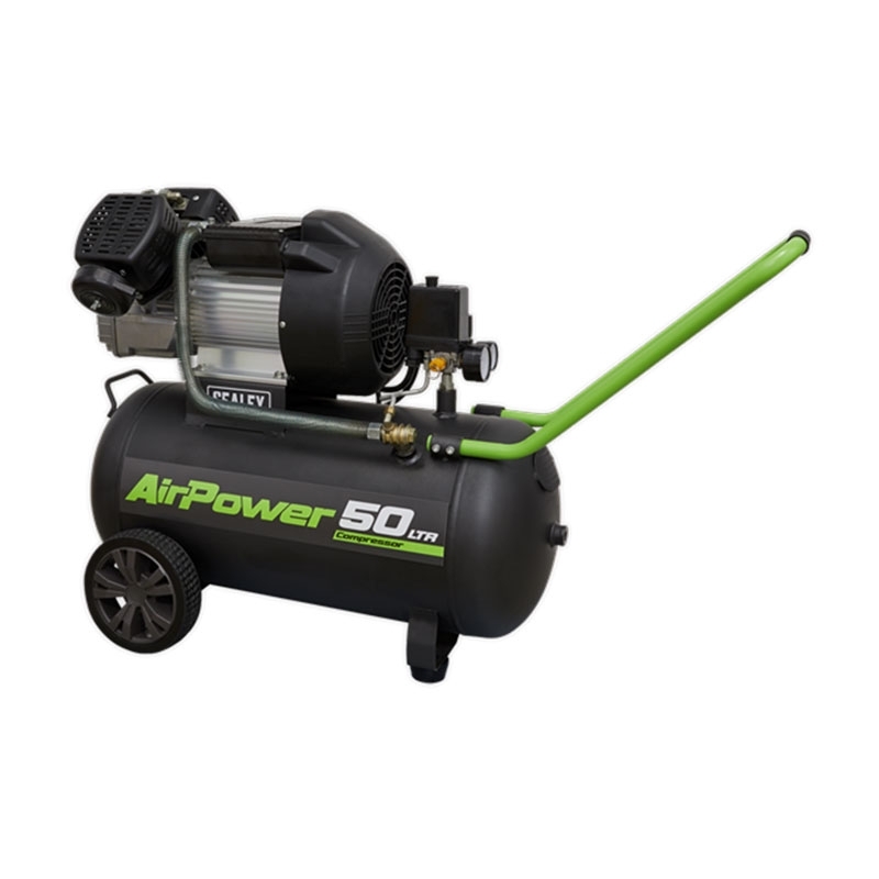 Sealey SAC5030VE Compressor 50L V-Twin Direct Drive 3hp