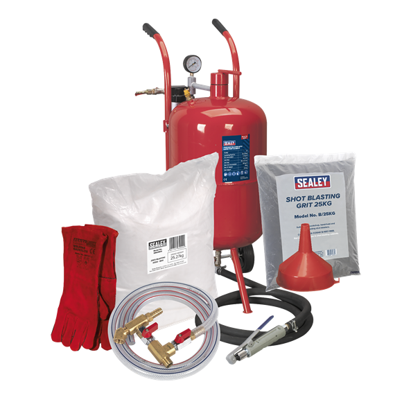 Sealey SBKITA Shot & Soda Blasting Kit