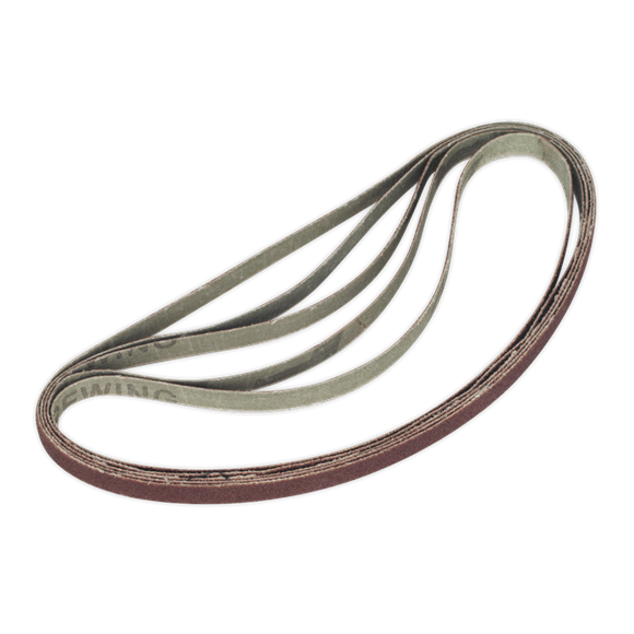 Sealey SBS35/B100GN Sanding Belt 8 x 456mm 100Grit Pack of 5