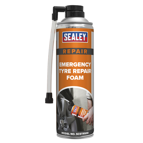 Sealey SCSTR500 Emergency Tyre Repair Foam 500ml