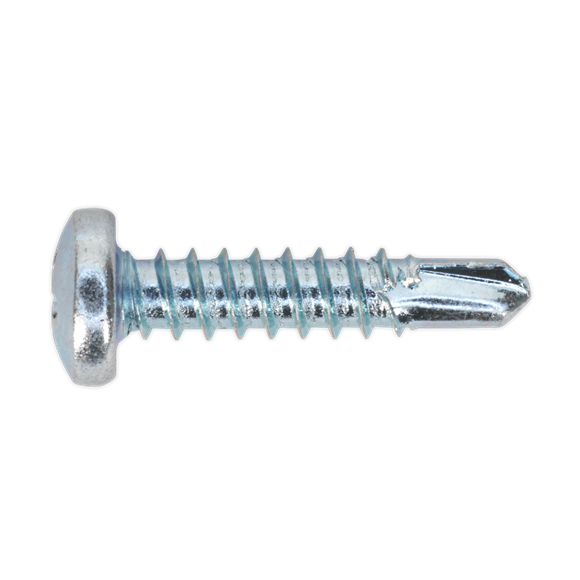 Sealey SDPH4219 Self Drilling Screw 4.2 x 19mm Pan Head Phillips Zinc Pack of 100