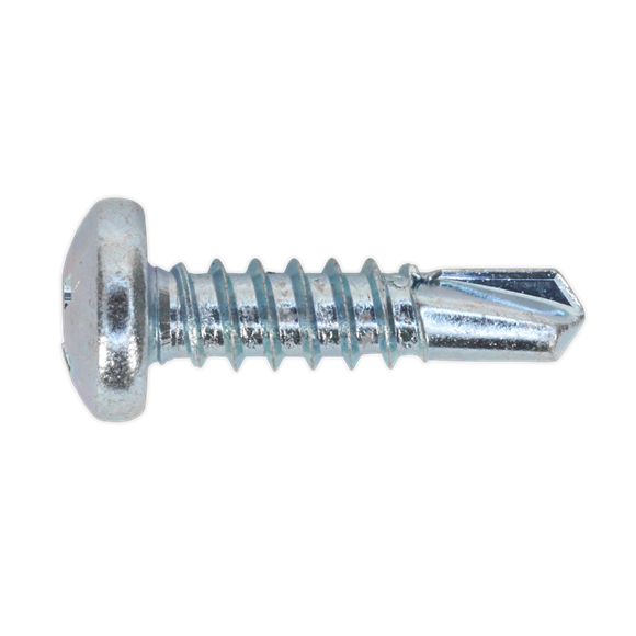 Sealey SDPH4819 Self Drilling Screw 4.8 x 19mm Pan Head Phillips Zinc Pack of 100