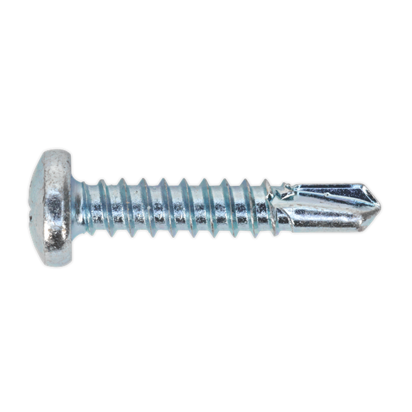Sealey SDPH4825 Self Drilling Screw 4.8 x 25mm Pan Head Phillips Zinc Pack of 100