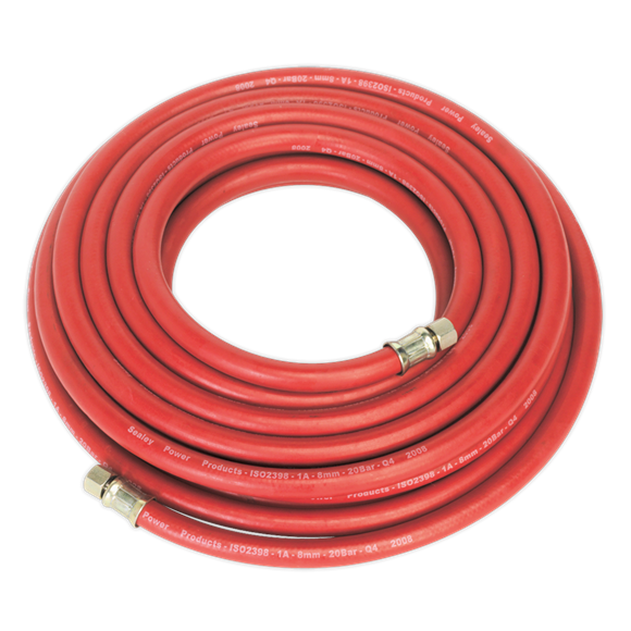Sealey AHC10 Air Hose 10m x Ø8mm with 1/4