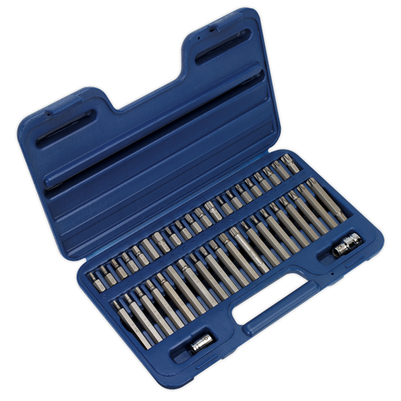 Sealey AK219 TRX-Star*/Hex/Spline Bit Set 42pc 3/8