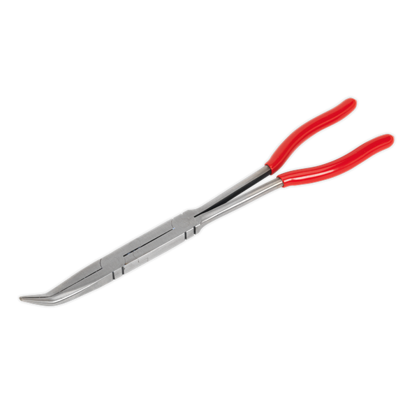 Sealey AK8592 Needle Nose Pliers 45° Double Joint Long Reach 335mm