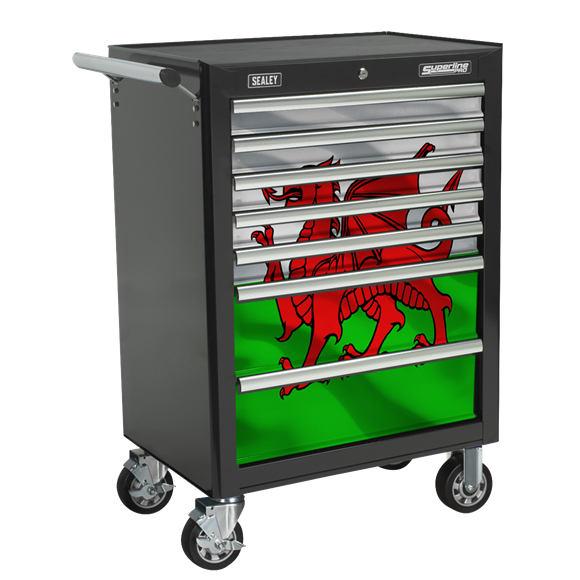 Sealey AP26479TBWALES Wales Graphics 7 Drawer Rollcab Kit
