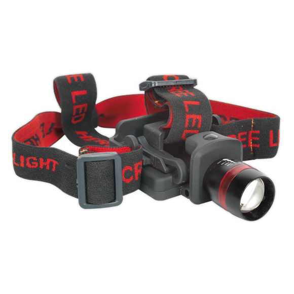 Sealey HT103LED Head & Hat Torch 3W CREE* XPE LED 3 x AAA Cell