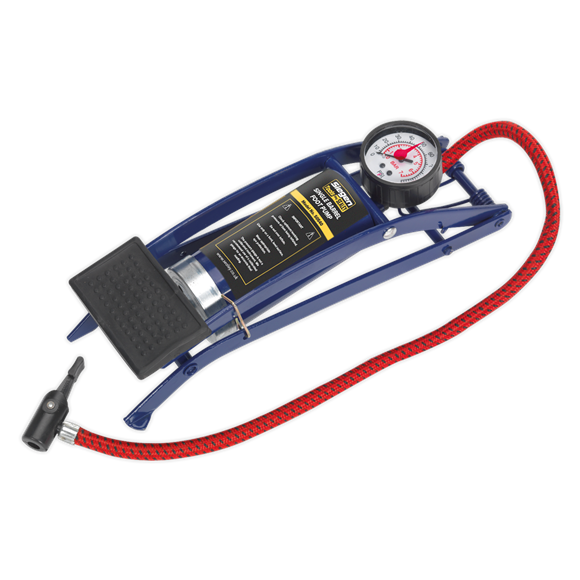 Sealey S0540 Foot Pump Single Barrel