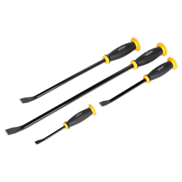 Sealey S0557 Pry Bar Set with Hammer Cap 4pc