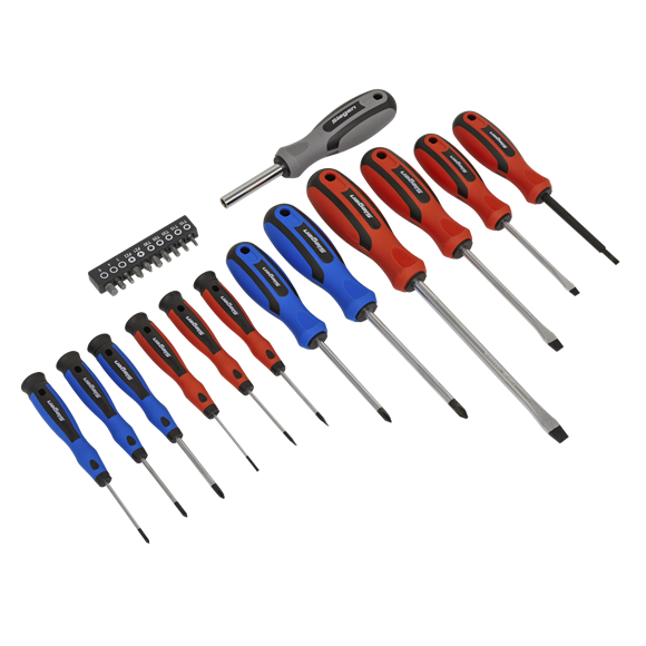 Sealey S0598 Soft Grip Screwdriver & Bit Set 23pc