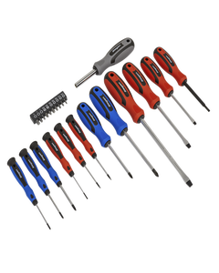 Sealey S0598 Soft Grip Screwdriver & Bit Set 23pc