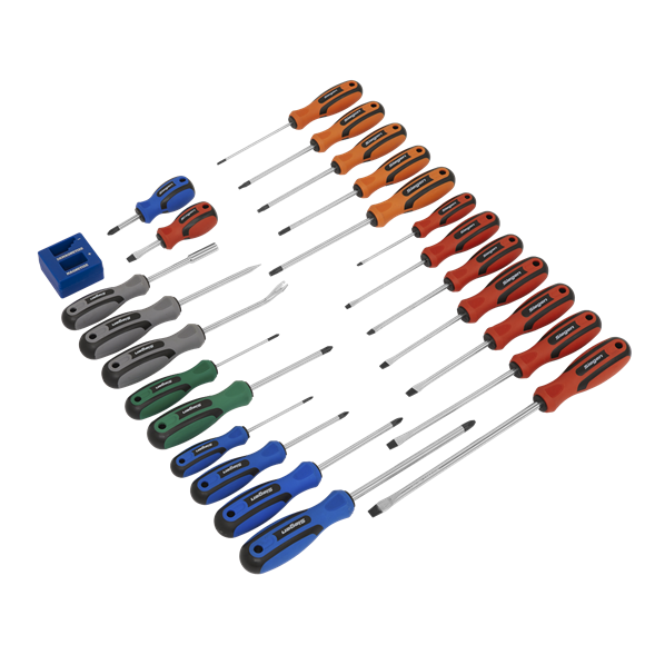 Sealey S0617 Soft Grip Screwdriver Set 24pc