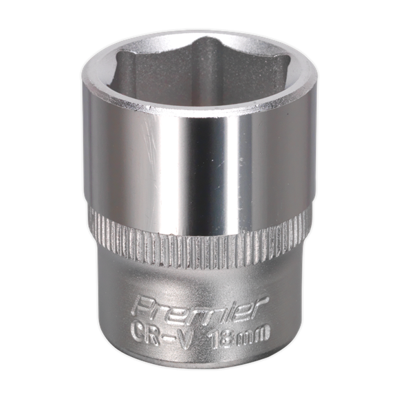 Sealey S3818 WallDrive® Socket 18mm 3/8