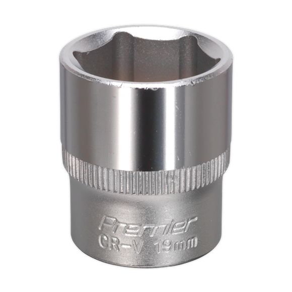 Sealey S3819 WallDrive® Socket 19mm 3/8