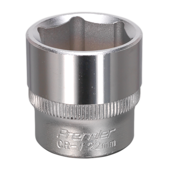 Sealey S3822 WallDrive® Socket 22mm 3/8