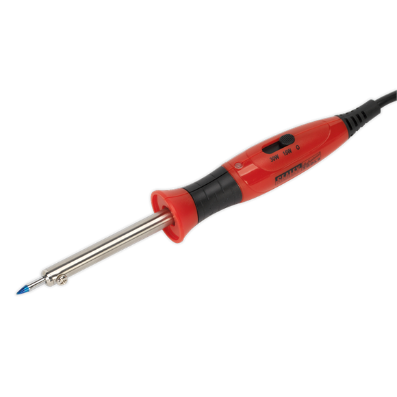 Sealey SD1530 Professional Soldering Iron with Long-Life Tip Dual Wattage 15/30W/230V