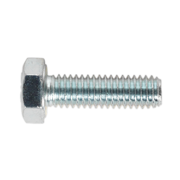 Sealey SS620 HT Setscrew M6 x 20mm 8.8 Zinc Pack of 50